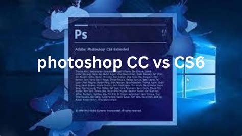 Photoshop CC vs Photoshop CS6 .